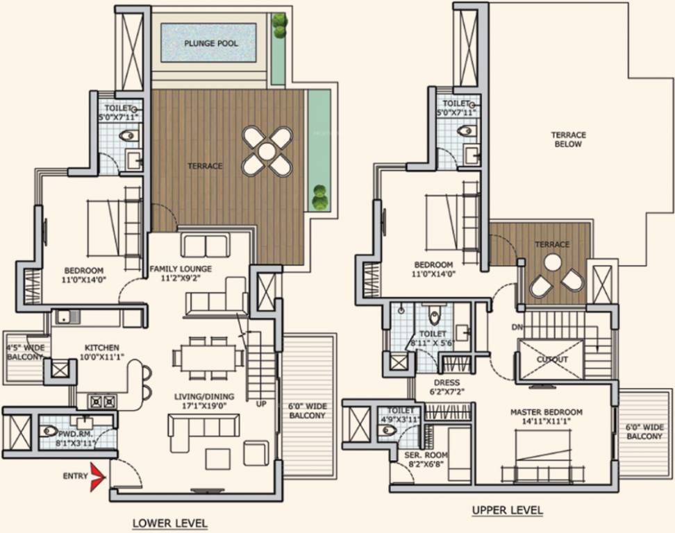 CHD Vann (3BHK+4T (2,419 sq ft) + Servant Room 2419 sq ft)