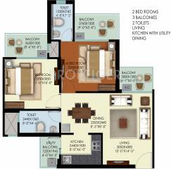 Mahagun Marvella (2BHK+2T (1,000 sq ft) 1000 sq ft) Mahagun Marvella (2BHK+2T (1,000 sq ft) 1000 sq ft)