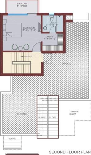 Ansal The Fernhill Villa (5BHK+7T (5,050 sq ft)   Study Room 5050 sq ft)