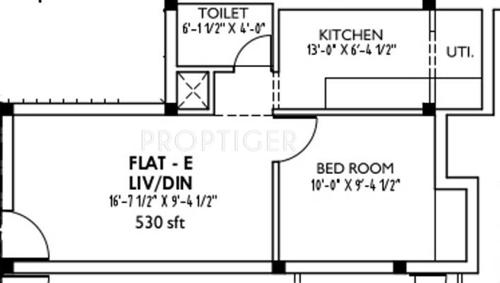 Rahul Avadi (1BHK+1T (530 sq ft) 530 sq ft)