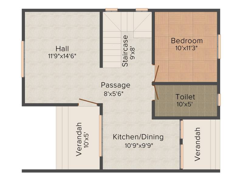 Montag Greens Villas (2BHK+2T (1,700 sq ft) 1700 sq ft)