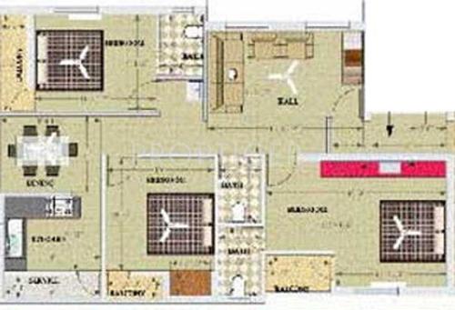 LJC Builders And Promoters Sharan Enclave (3BHK+3T (1,358 sq ft) 1358 sq ft)