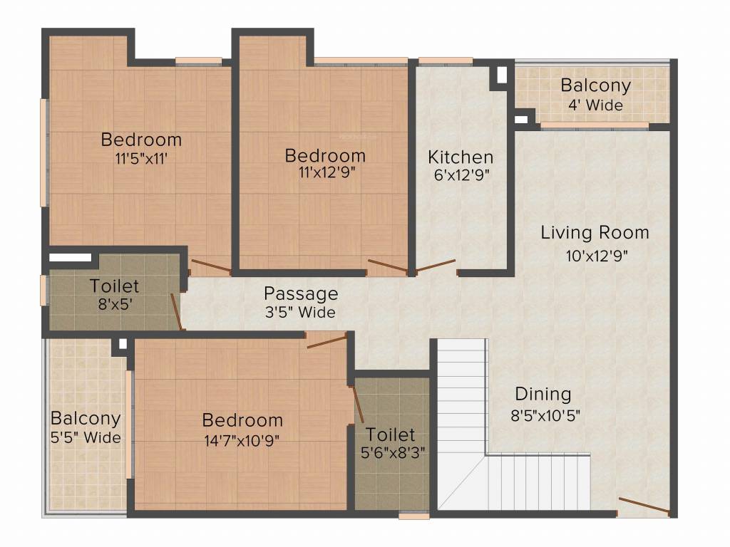 Vinayak Blossom County (5BHK+4T (2,820 sq ft) 2820 sq ft)