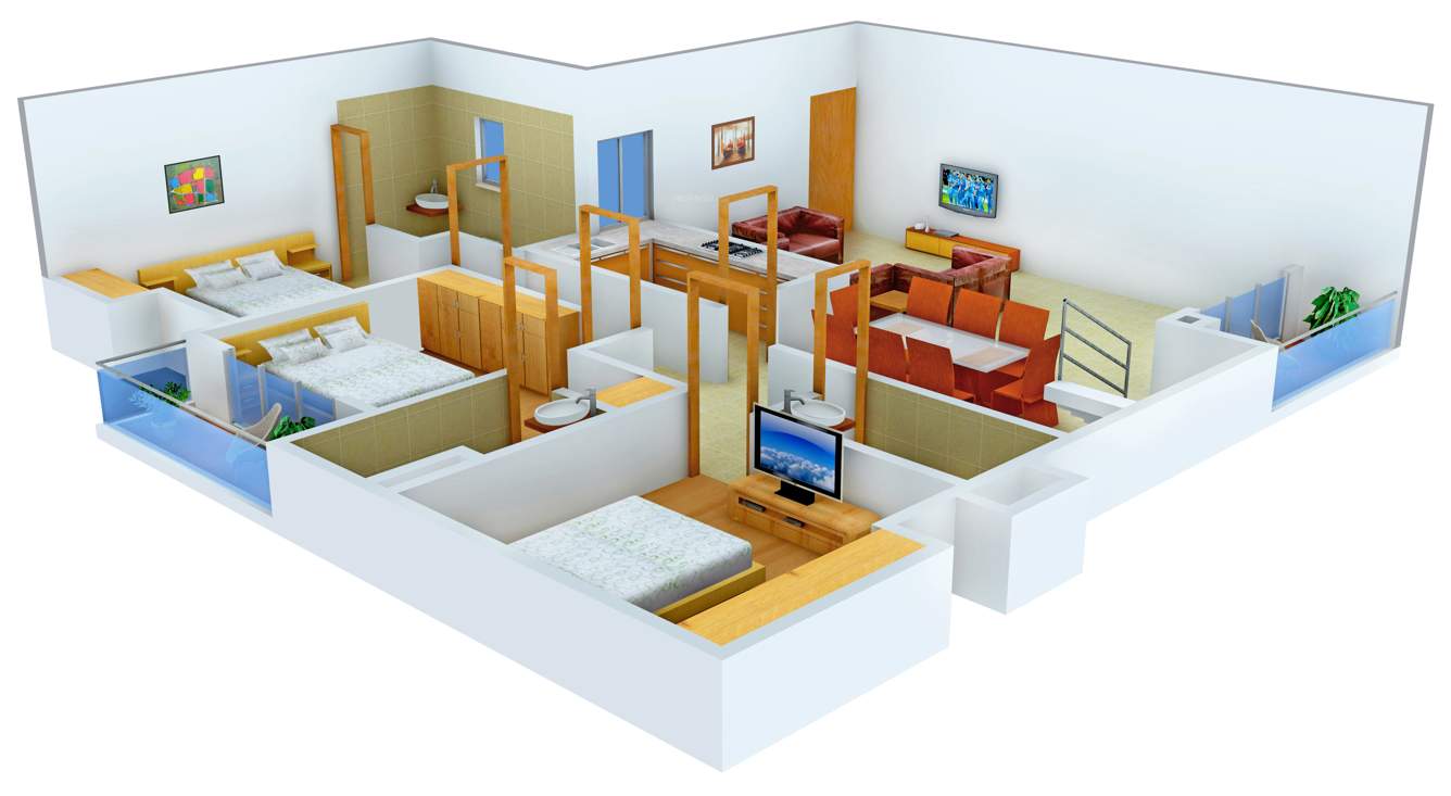 Vinayak Blossom County (5BHK+5T (2,967 sq ft)   Study Room 2967 sq ft)