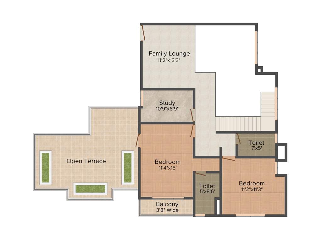 Vinayak Blossom County (5BHK+5T (2,967 sq ft)   Study Room 2967 sq ft)