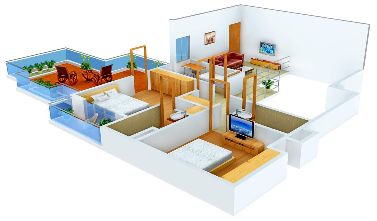 Vinayak Blossom County (5BHK+5T (2,967 sq ft)   Study Room 2967 sq ft)