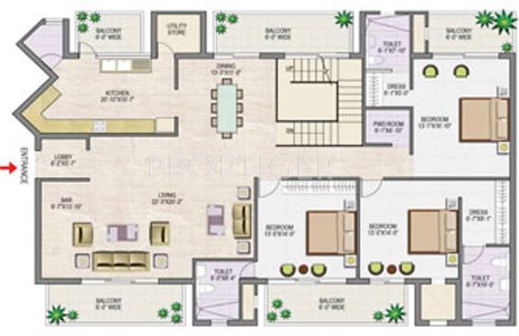 New World Residency (5BHK+5T (5,251 sq ft) 5251 sq ft)