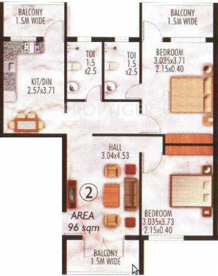 Talak Silver Residency (2BHK+2T (1,030 sq ft) 1030 sq ft) Talak Silver Residency (2BHK+2T (1,030 sq ft) 1030 sq ft)