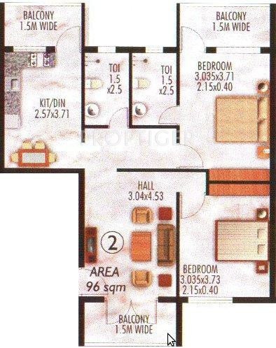 Talak Silver Residency (2BHK+2T (1,030 sq ft) 1030 sq ft) Talak Silver Residency (2BHK+2T (1,030 sq ft) 1030 sq ft)