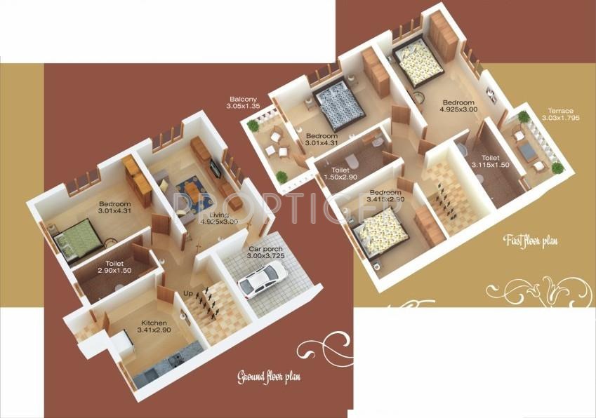 Talak Pasquina Enclave (4BHK+3T (1,555 sq ft) 1555 sq ft) Talak Pasquina Enclave (4BHK+3T (1,555 sq ft) 1555 sq ft)
