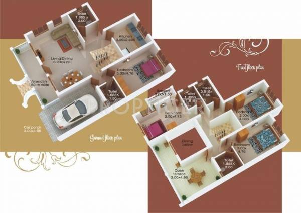 Talak Pasquina Enclave (4BHK+4T (2,167 sq ft) 2167 sq ft)