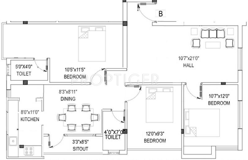 RP Raghavendra Nagar (3BHK+2T (1,300 sq ft) 1300 sq ft) RP Raghavendra Nagar (3BHK+2T (1,300 sq ft) 1300 sq ft)