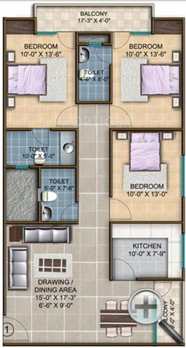 Shivank The Royal Twins (3BHK+3T (1,514 sq ft) 1514 sq ft) Shivank The Royal Twins (3BHK+3T (1,514 sq ft) 1514 sq ft)