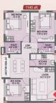 Tirupati Tirupati Niwas (3BHK+2T (1,145 sq ft) 1145 sq ft)