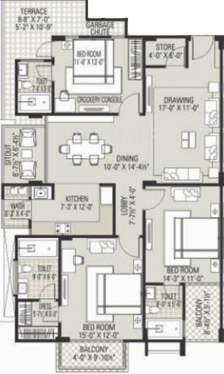 Dhanuka Sunshine Kalyan (3BHK+3T (2,040 sq ft) 2040 sq ft) Dhanuka Sunshine Kalyan (3BHK+3T (2,040 sq ft) 2040 sq ft)