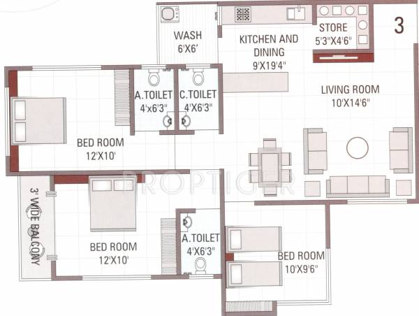 Shiv Samarpan Heights (3BHK+3T (1,631 sq ft) 1631 sq ft) Shiv Samarpan Heights (3BHK+3T (1,631 sq ft) 1631 sq ft)