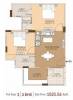 Dhanuka Sunshine Prime (2BHK+2T (1,026 sq ft) 1025.56 sq ft)