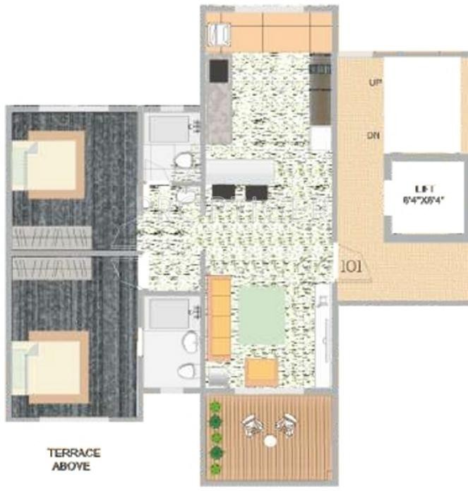Oxford Florida River Bank (2BHK+2T (905 sq ft) 905 sq ft) Oxford Florida River Bank (2BHK+2T (905 sq ft) 905 sq ft)