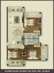Ashray developers Ashray Symphonny Floor Plan (3BHK+2T)