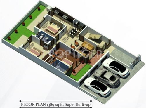 Jap Developers Pvt Ltd Anjum Independent Floors (3BHK+2T (1,389 sq ft) 1389 sq ft) Jap Developers Pvt Ltd Anjum Independent Floors (3BHK+2T (1,389 sq ft) 1389 sq ft)