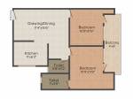 PM Enclave (2BHK+2T (1,280 sq ft) 1280 sq ft)