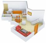 Trinity Mercury (2BHK+2T (1,368 sq ft) + Servant Room 1368 sq ft)