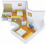 Trinity Mercury (2BHK+2T (1,368 sq ft) + Servant Room 1368 sq ft)