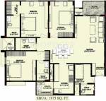 Mahima Regent Park (3BHK+2T (1,875 sq ft) 1875 sq ft)