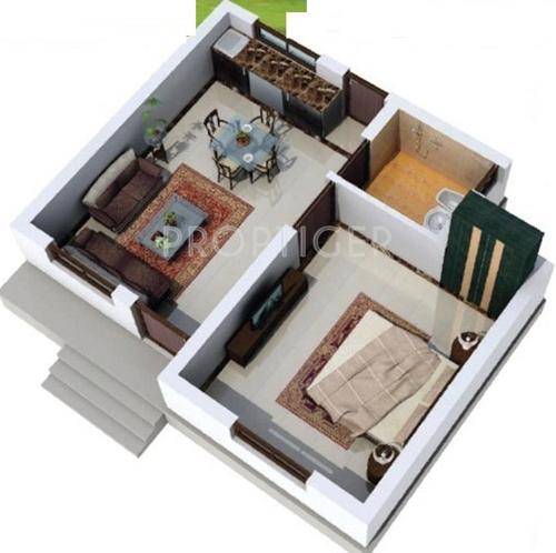 RLB O2 Villas (1BHK+1T (741 sq ft) 741 sq ft)