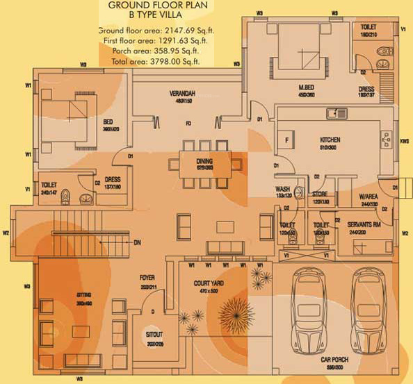 Trinity The Garden (4BHK+5T (3,798 sq ft) + Servant Room 3798 sq ft) Trinity The Garden (4BHK+5T (3,798 sq ft) + Servant Room 3798 sq ft)