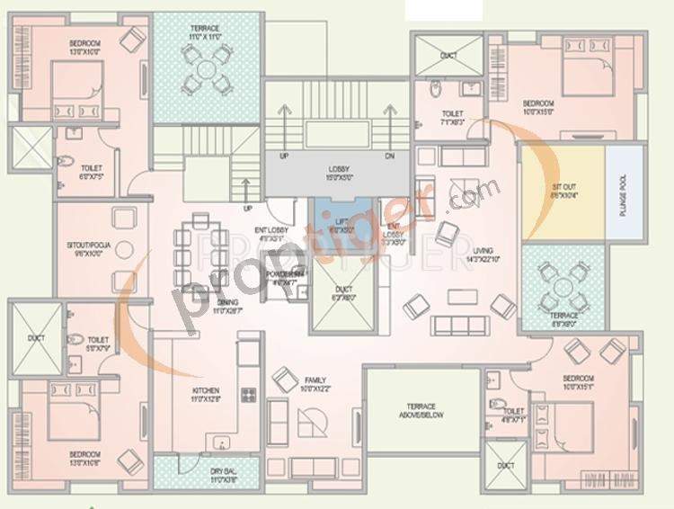 Alliance Chitralekha (5BHK+5T (3,587 sq ft) 3587 sq ft)