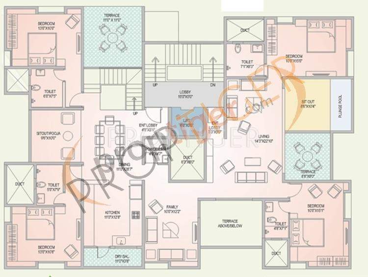 Alliance Chitralekha (5BHK+5T (3,587 sq ft) 3587 sq ft)