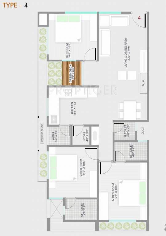 Vishwa Sachet Allure (3BHK+3T (1,620 sq ft) 1620 sq ft) Vishwa Sachet Allure (3BHK+3T (1,620 sq ft) 1620 sq ft)