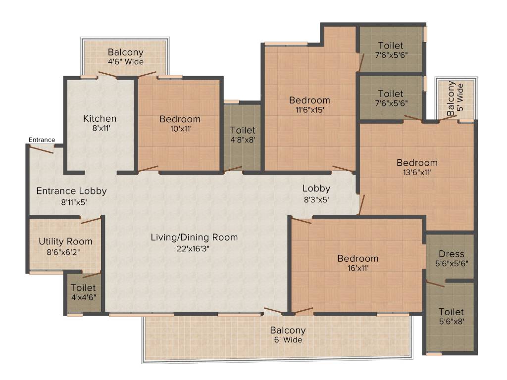 RAS Ras Residency (4BHK+4T (2,400 sq ft) 2400 sq ft) RAS Ras Residency (4BHK+4T (2,400 sq ft) 2400 sq ft)