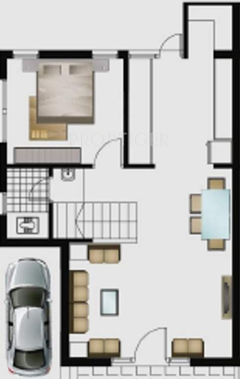 Aawaass Strawberry (4BHK+4T (2,700 sq ft) 2700 sq ft)