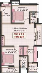 AHFL Imprressions (2BHK+2T (1,040 sq ft) 1040 sq ft) AHFL Imprressions (2BHK+2T (1,040 sq ft) 1040 sq ft)