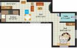 Anandam Platinum (1BHK+1T (523 sq ft) 523 sq ft)