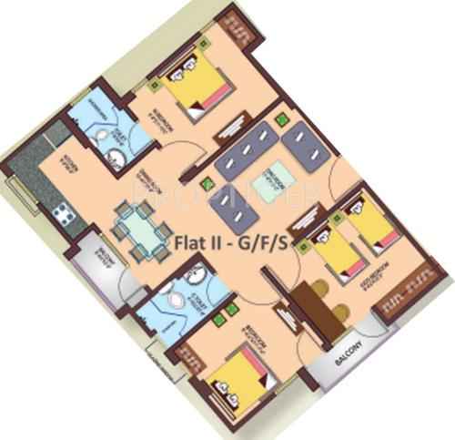 RLB Govind Kripa 2 (3BHK+2T (1,210 sq ft) 1210 sq ft)