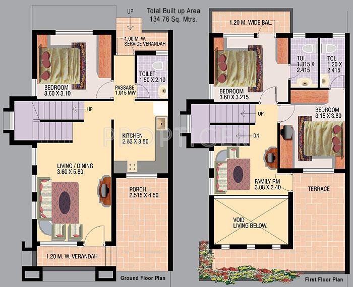 1445 sq ft 3 BHK 3T Villa for Sale in Raj Housing Sairaj Park Ponda Goa