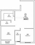 Vesta Varnam (2BHK+2T (898 sq ft) 898 sq ft)