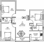 Vesta Vriksha (3BHK+2T (1,110 sq ft) 1110 sq ft) Vesta Vriksha (3BHK+2T (1,110 sq ft) 1110 sq ft)