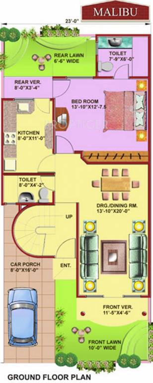 Eldeco Mansionz (3BHK+3T (1,152 sq ft) 1152 sq ft)