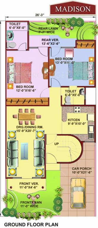  mansionz Floor Plan Ground Floor Plan