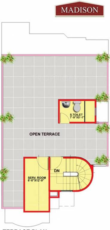  mansionz Floor Plan Terrace Floor Plan