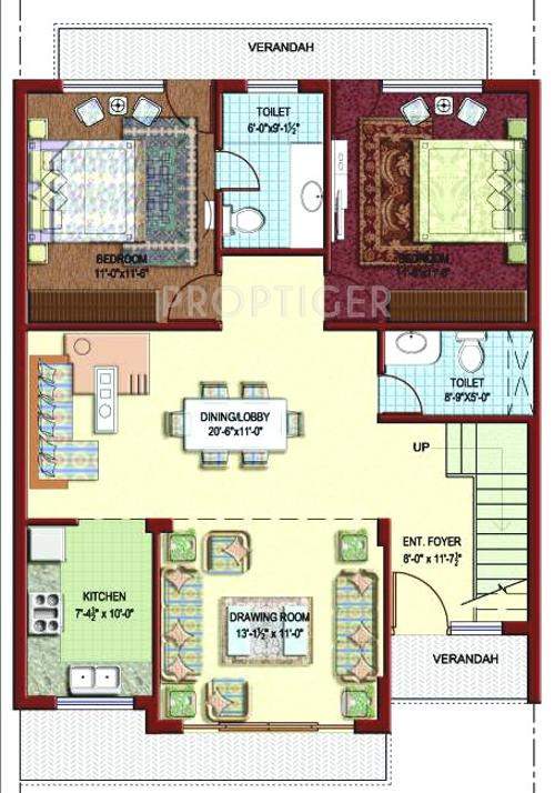 Shiwalik Avenue Villa (4BHK+4T (2,242 sq ft) 2242 sq ft)