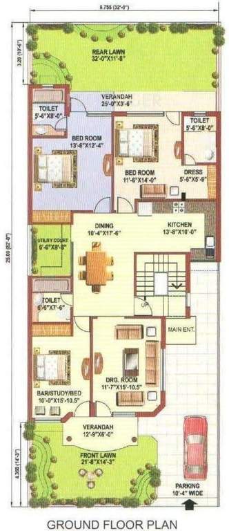 Eldeco Mansionz Villa (6BHK+6T (3,180 sq ft) + Study Room 3180 sq ft)