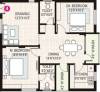 Technopolis Solitaire Harmony (2BHK+2T (1,180 sq ft) 1180 sq ft)