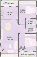 Girija Siva Sai Enclave (2BHK+2T (824 sq ft) 824 sq ft)
