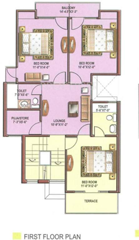 Eldeco Mayfair Villas (5BHK+4T (2,220 sq ft) 2220 sq ft)