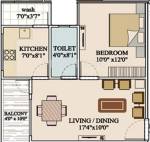 Vastu Siddhanta Niketan (1BHK+1T (662 sq ft) 662 sq ft) Vastu Siddhanta Niketan (1BHK+1T (662 sq ft) 662 sq ft)